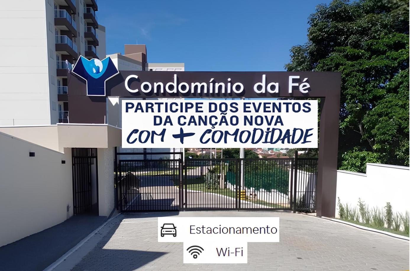 Apto Com Garagem E Wi-Fi A 4 Minutos Da Cancao Nova Cachoeira Paulista Luaran gambar